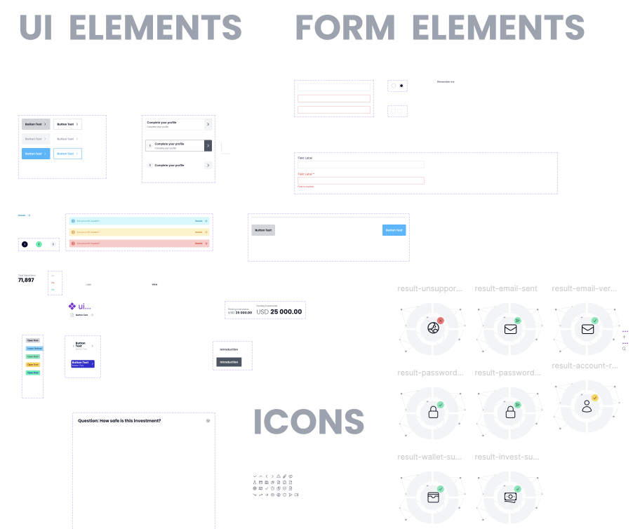 Example of our ui elements