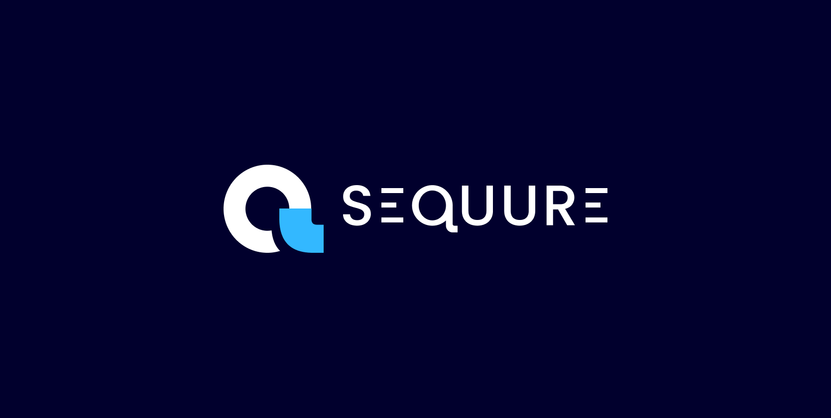 The Sequure logo on dark backgrounds